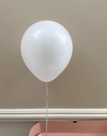 بالون هيليوم أبيض /  HELIUM BALLOON