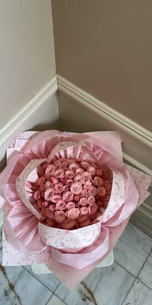 بوكيه ورد سبري روز / Spray Rose Birds Nest