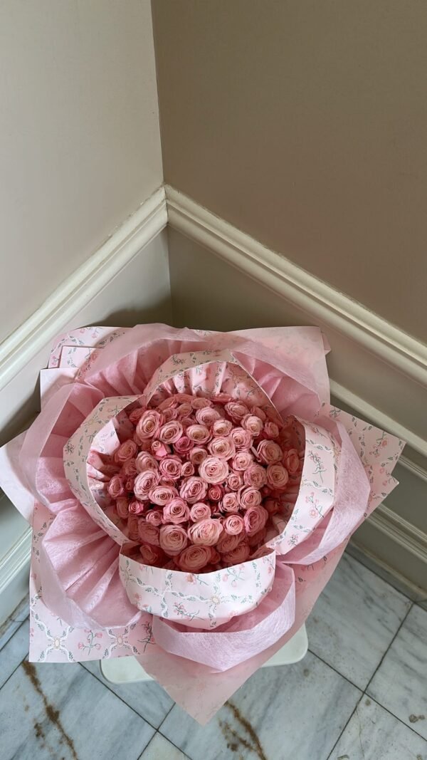 بوكيه ورد سبري روز / Spray Rose Birds Nest